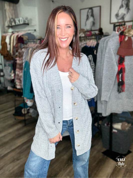 Soft Stone Cardigan