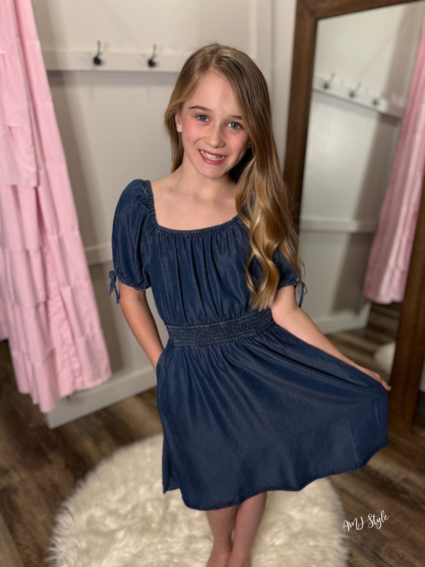Meadow Kiddo Denim Dress
