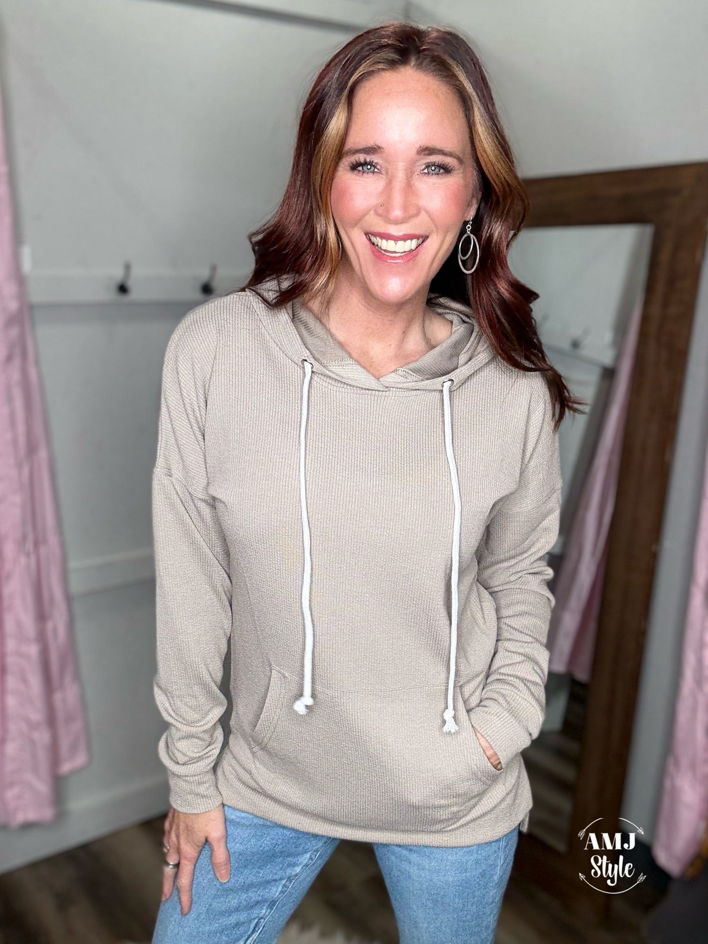 The Kacey Hoodie - Mocha