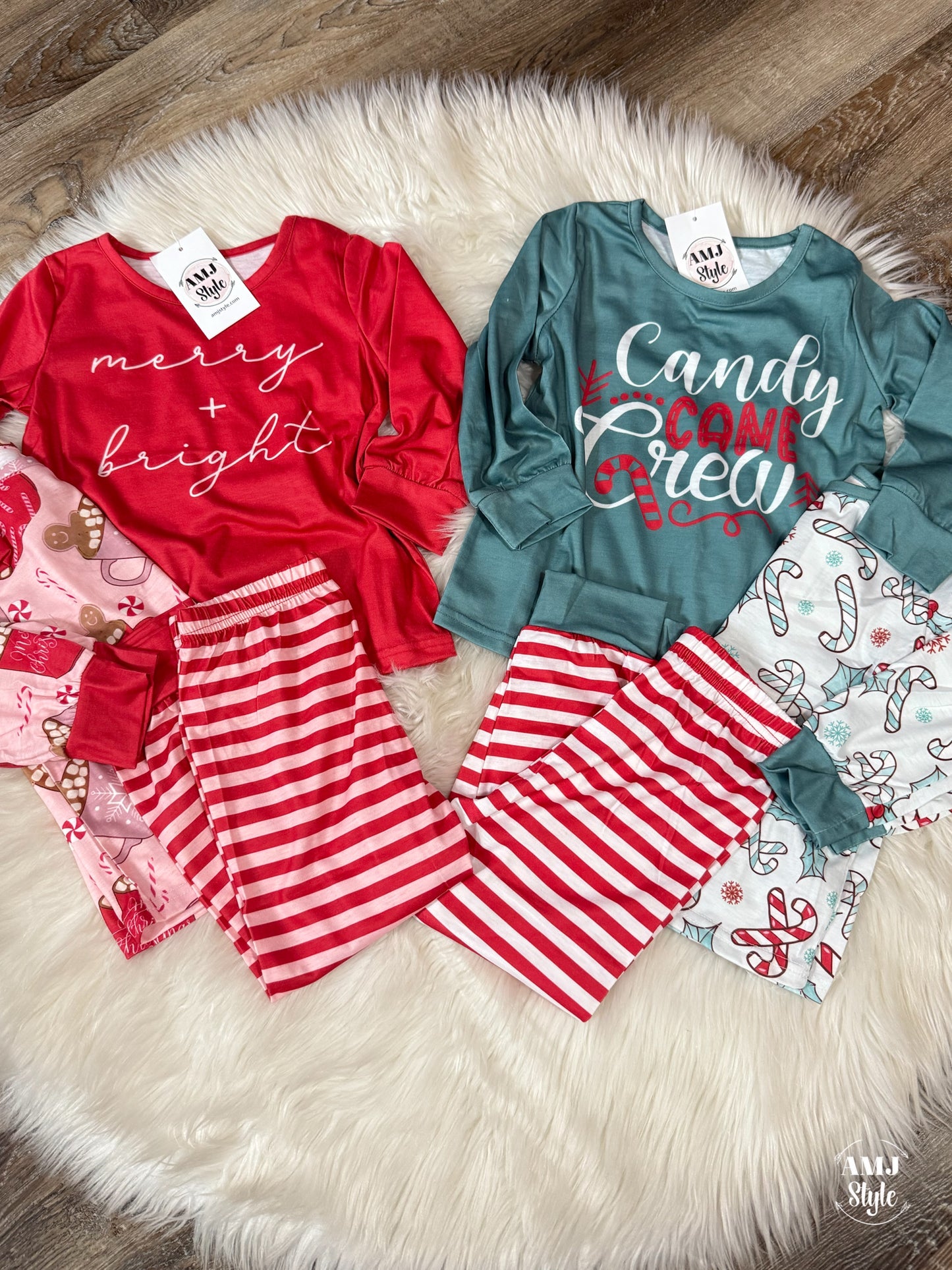 Kiddo Holiday PJ Sets