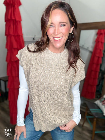 The Cable Knit Vest