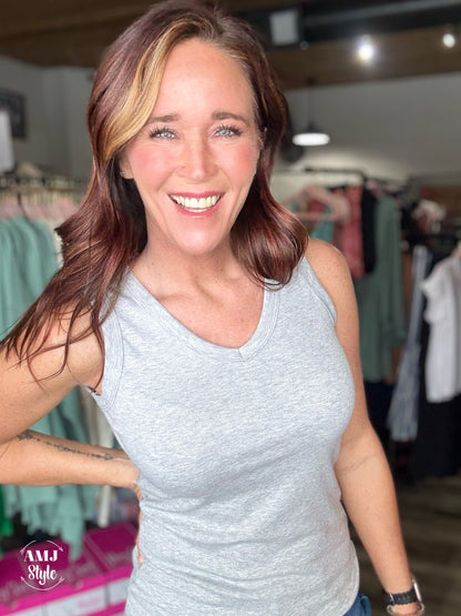 Soft as Clouds Grey Tank