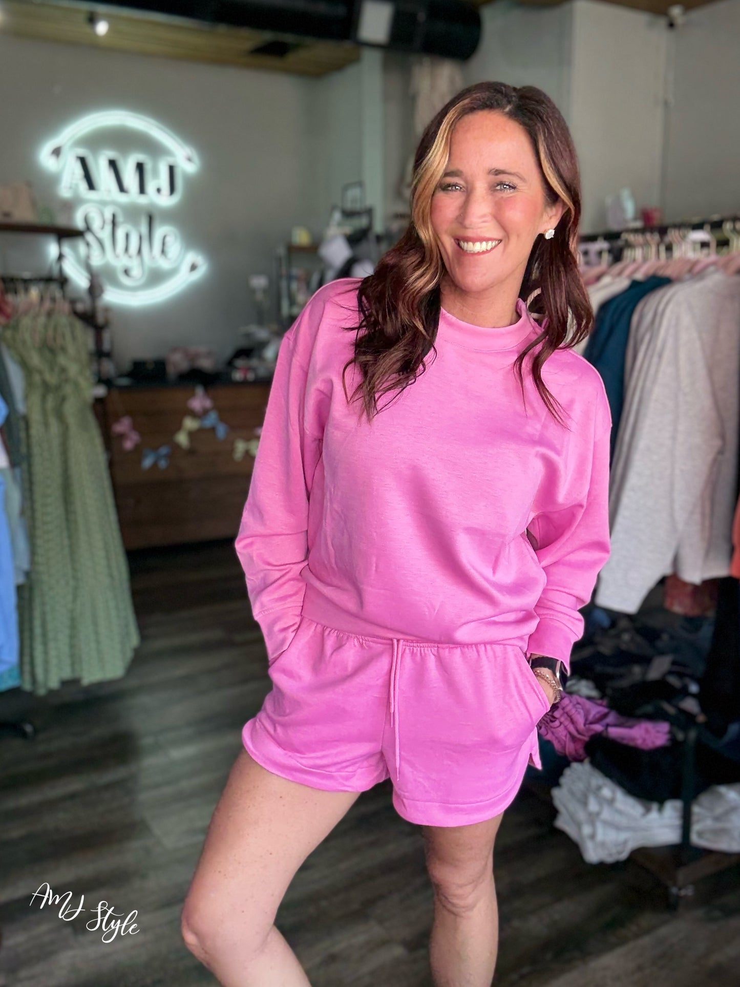 Pure Plush Pullover - Candy Pink