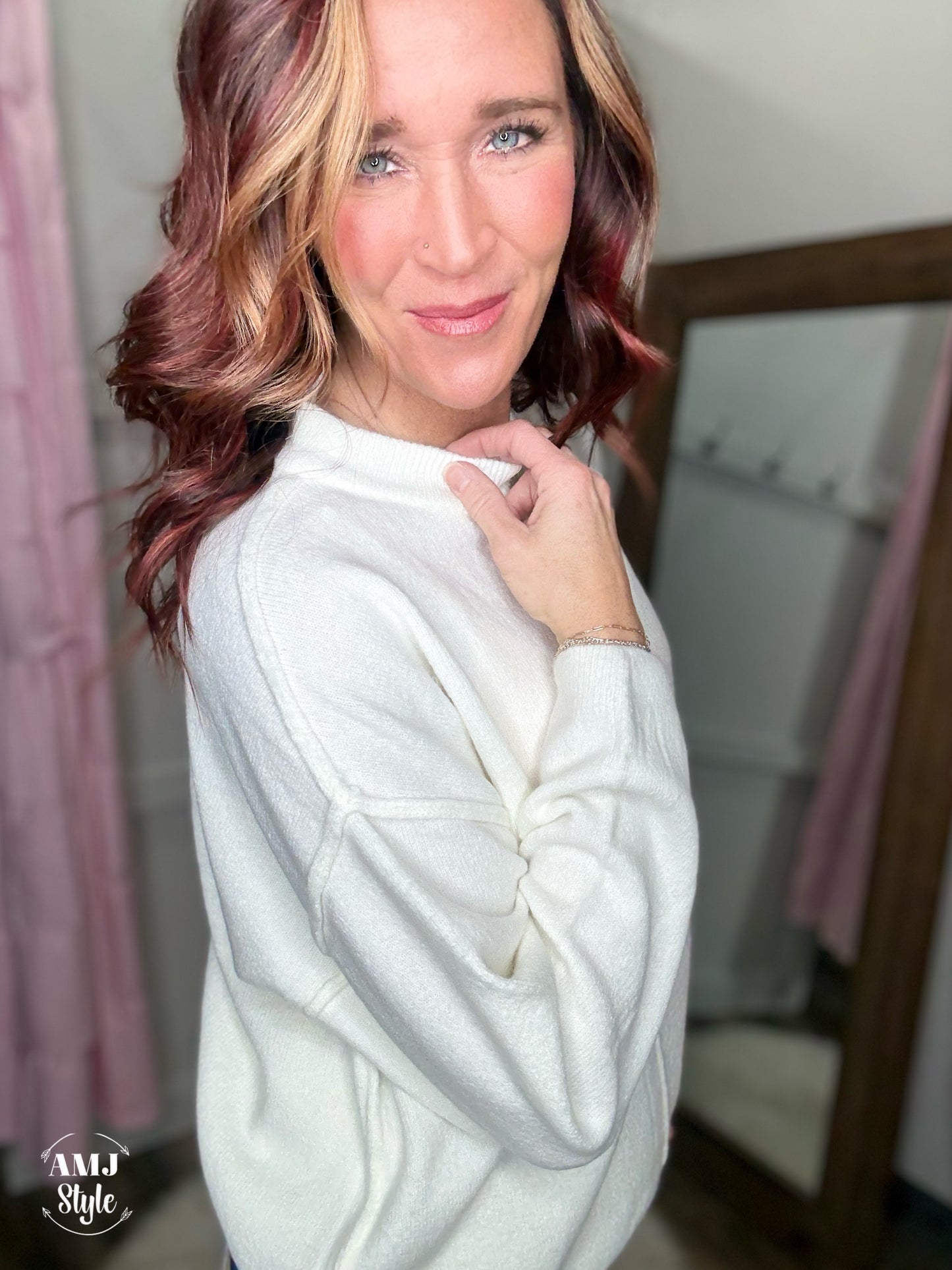 Let's Get Cozy Sweater - Ivory