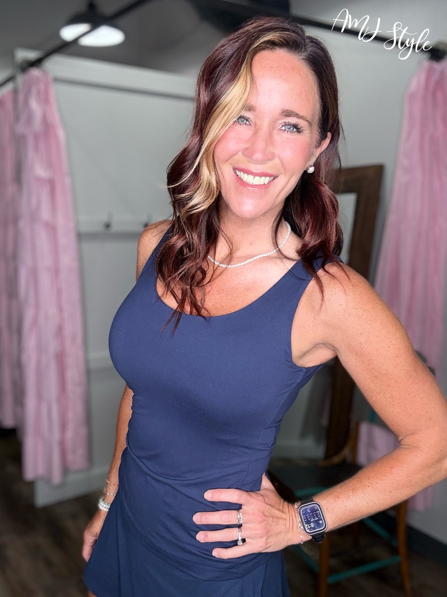 SunKiss Butter Soft Tank - Navy