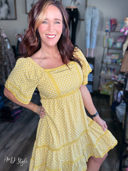 Sunlit Bloom Dress