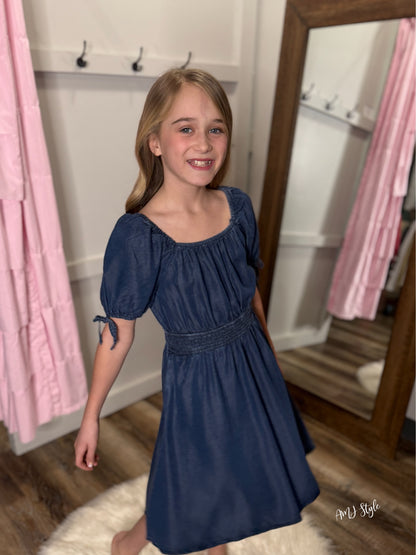 Meadow Kiddo Denim Dress