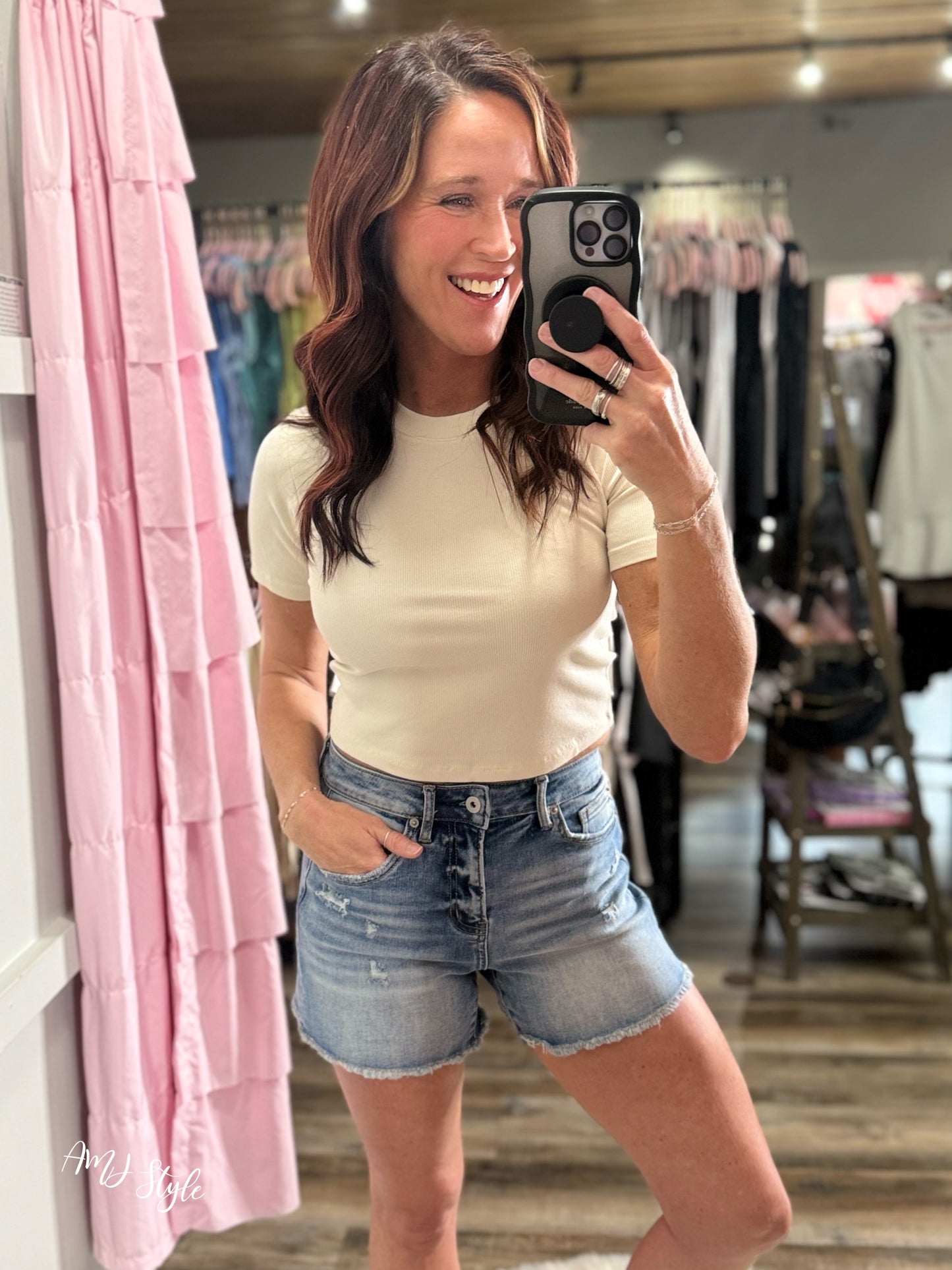 Salt Air Denim Shorts