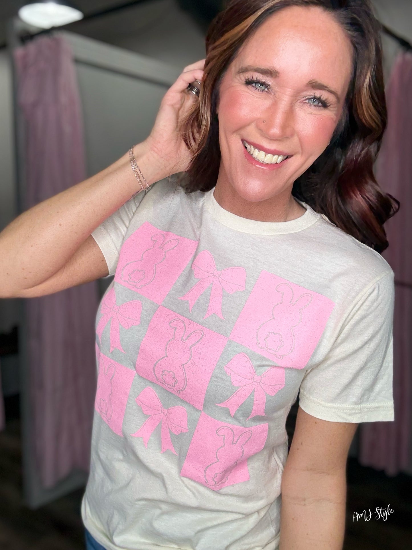 Bunny Bow Graphic Tee