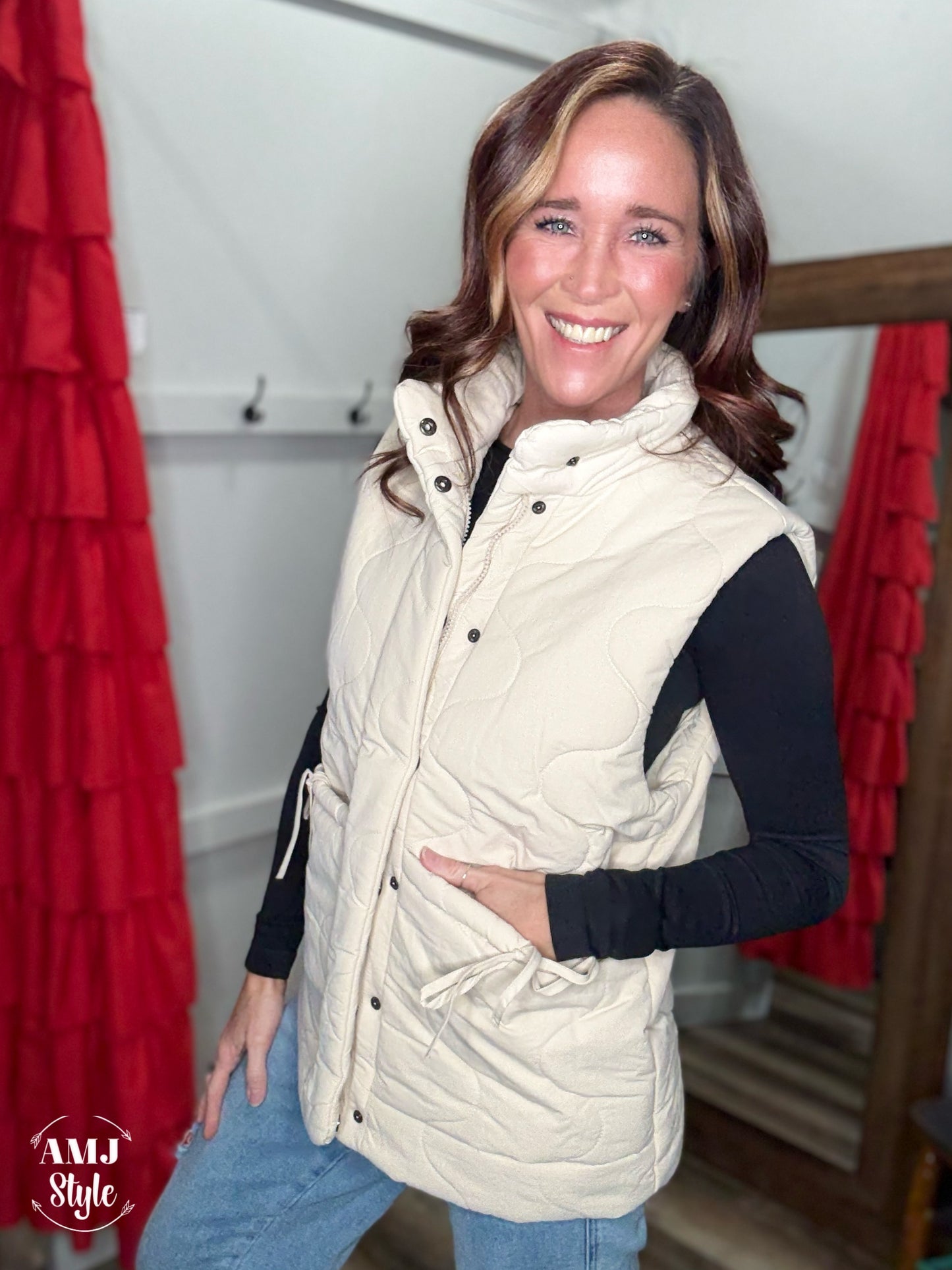 Sunday Shore Quilted Vest