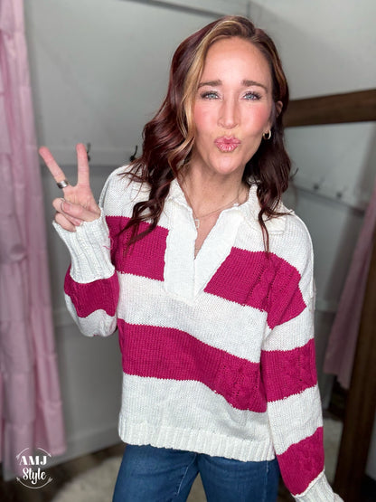 Rugby Stripe Sweater