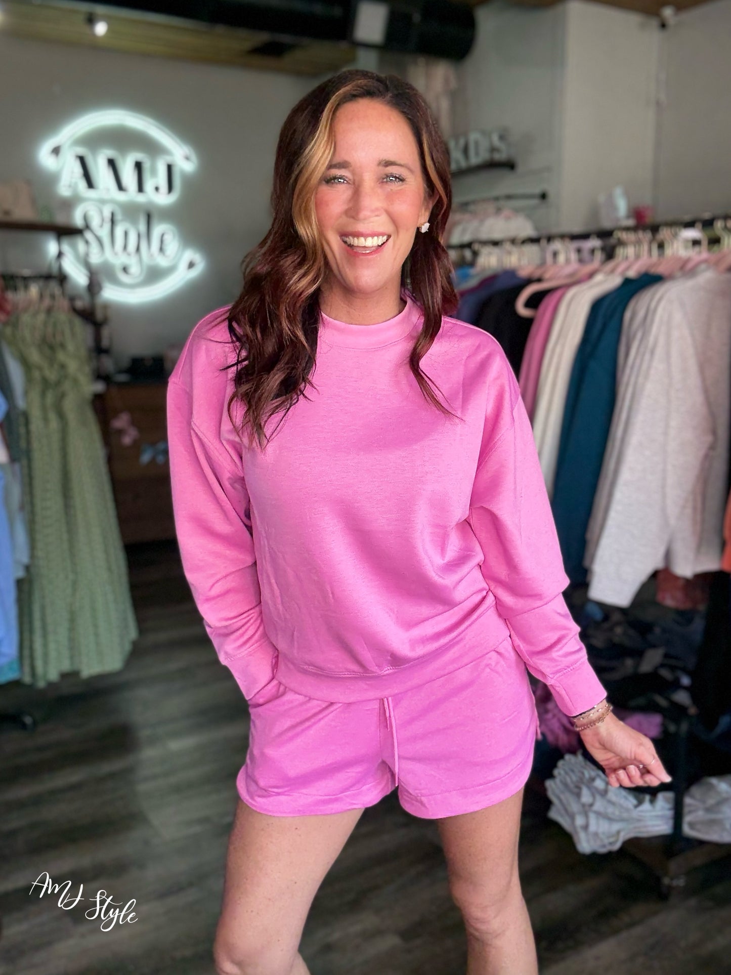 Pure Plush Shorts - Candy Pink