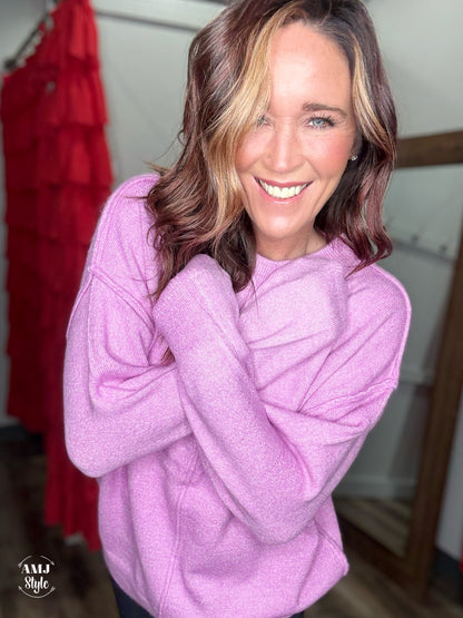 Hearthside Sweater - Mauve