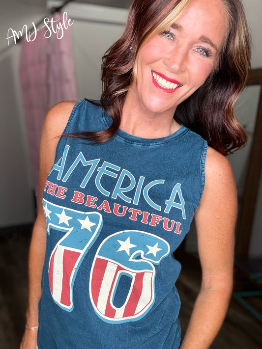 America 76 Vintage Tank