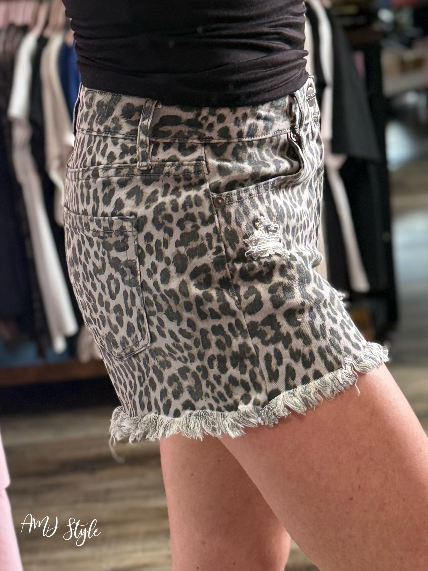 Wild Side Cutoff Denim Shorts