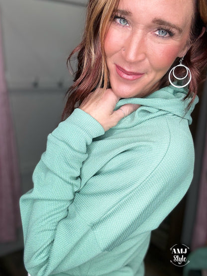 The Kacey Hoodie - Sage