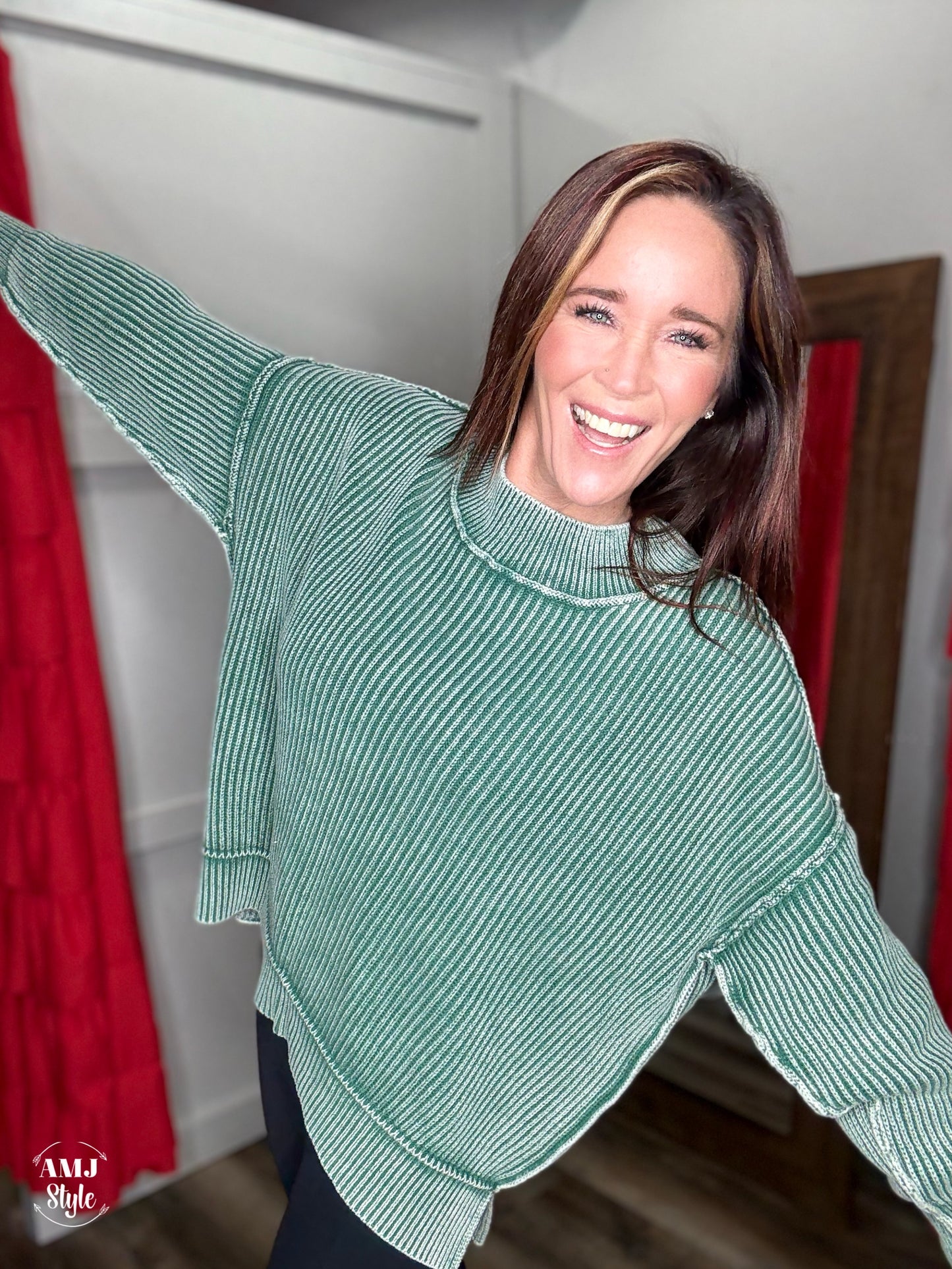 The Lodge Sweater - Dark Green