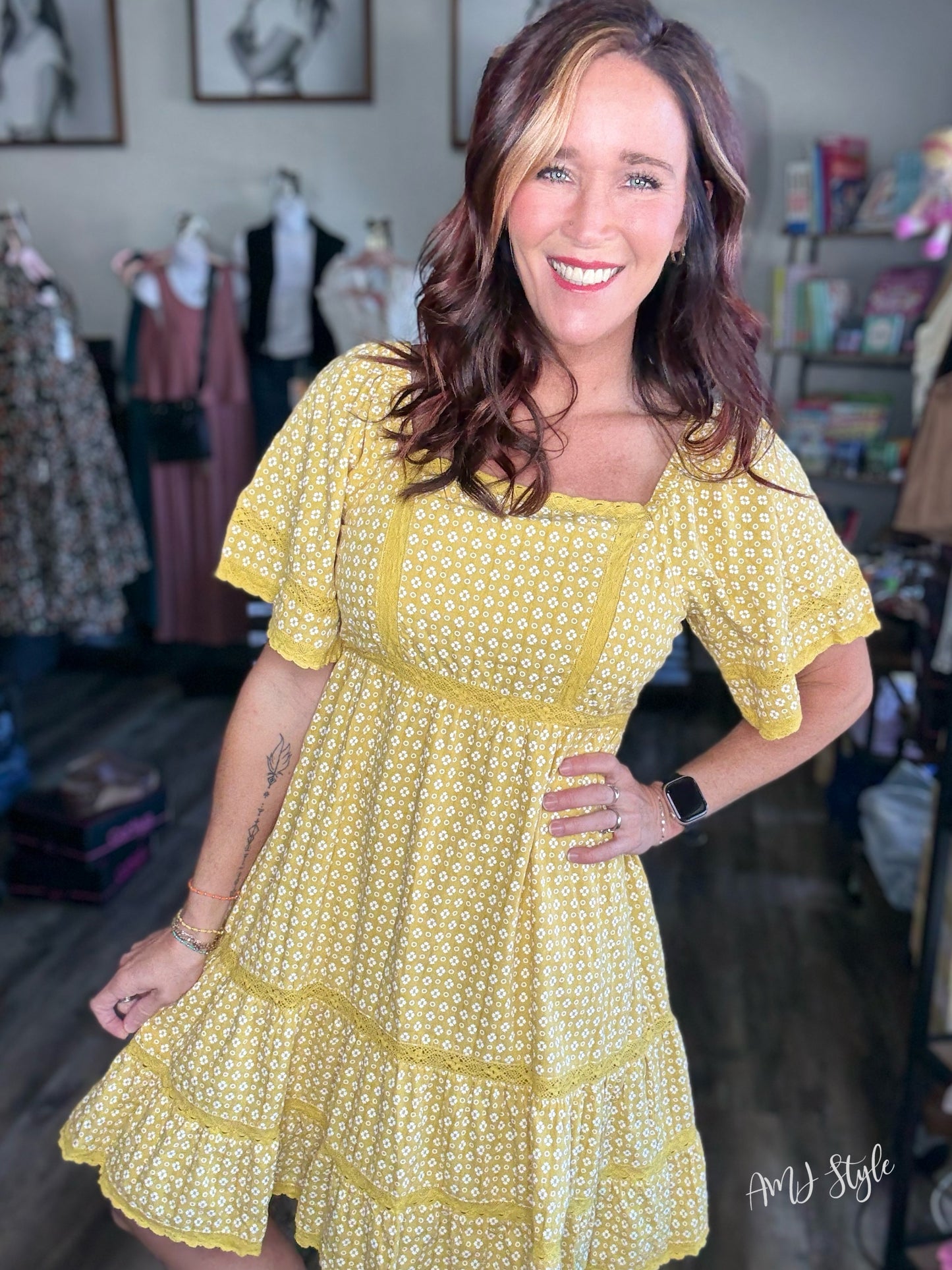 Sunlit Bloom Dress