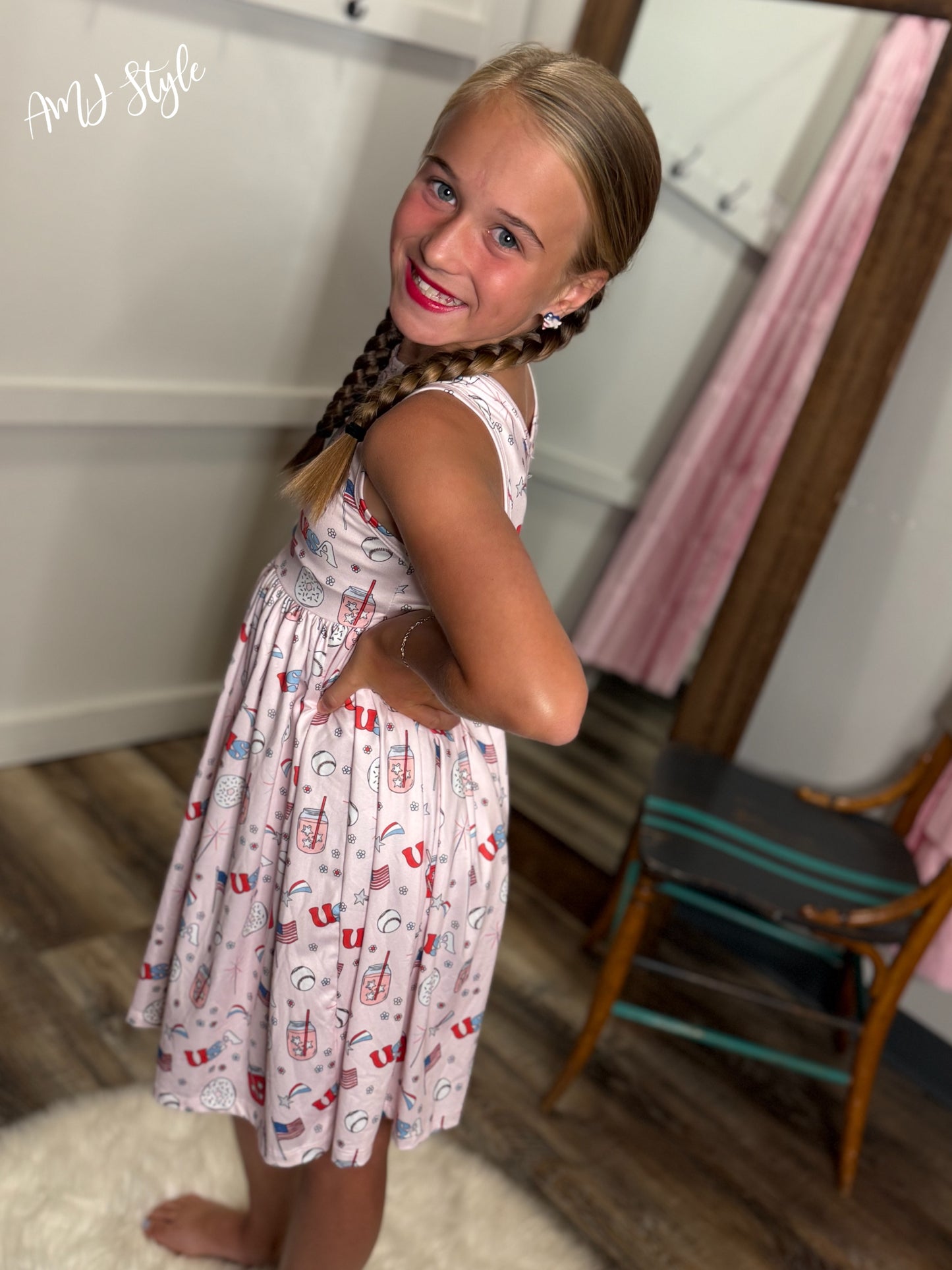 USA Twirl Kiddo Dress