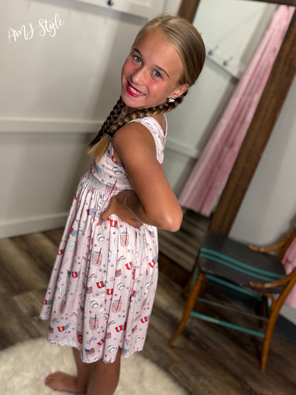 USA Twirl Kiddo Dress