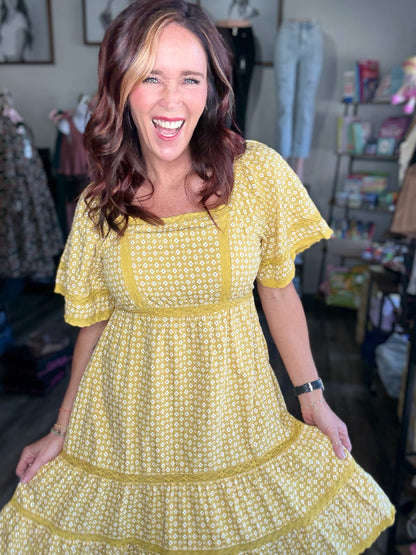 Sunlit Bloom Dress