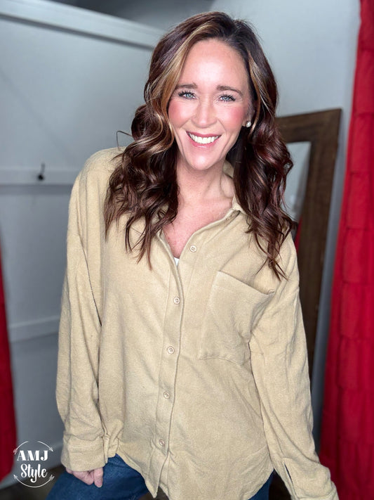 Teddy Bear Button Down