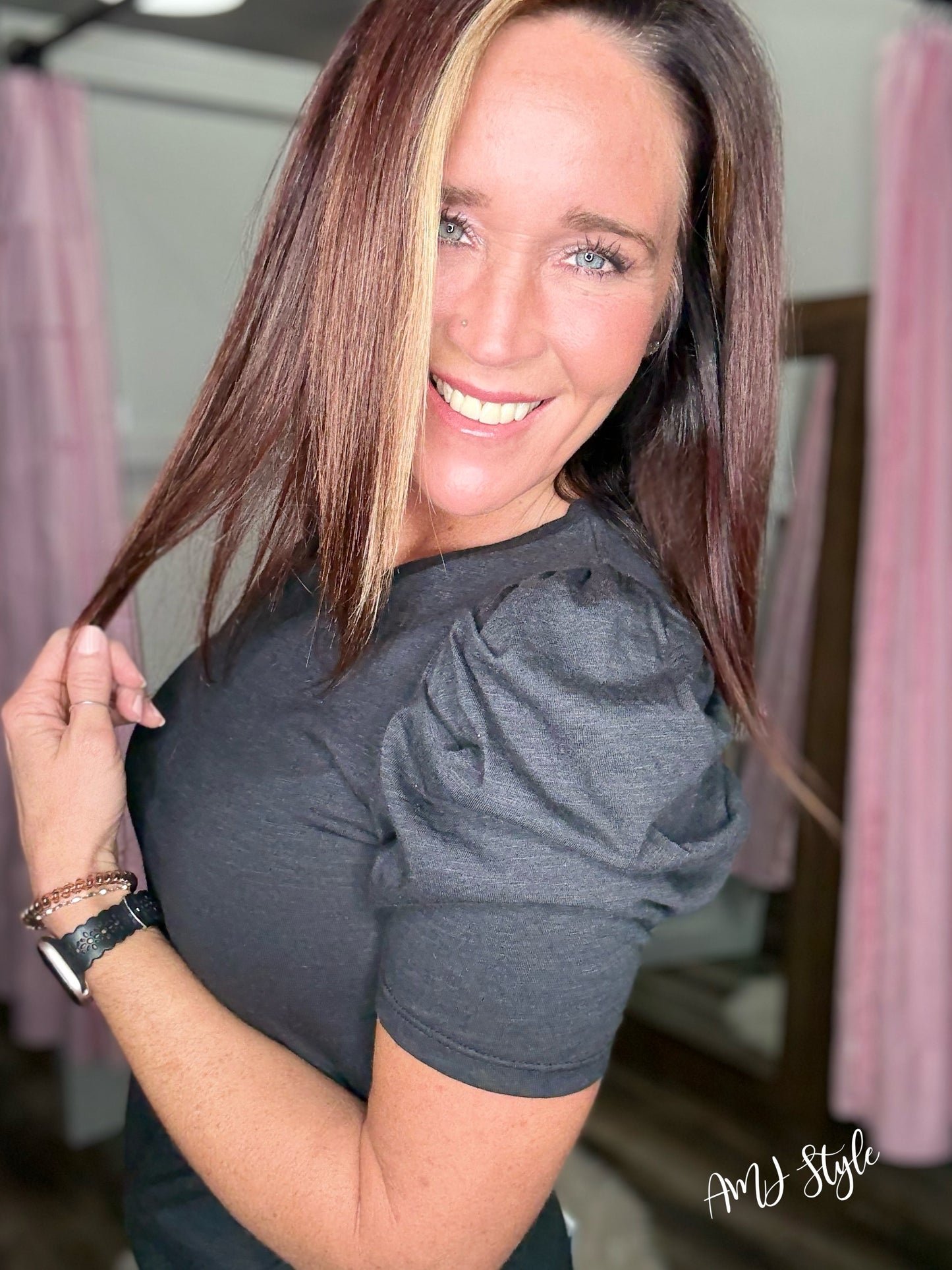 Ruched Sleeve Top