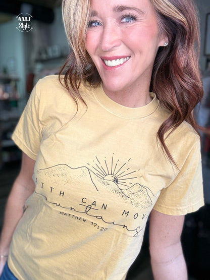 Faith Can Move Mountains Graphic Tee