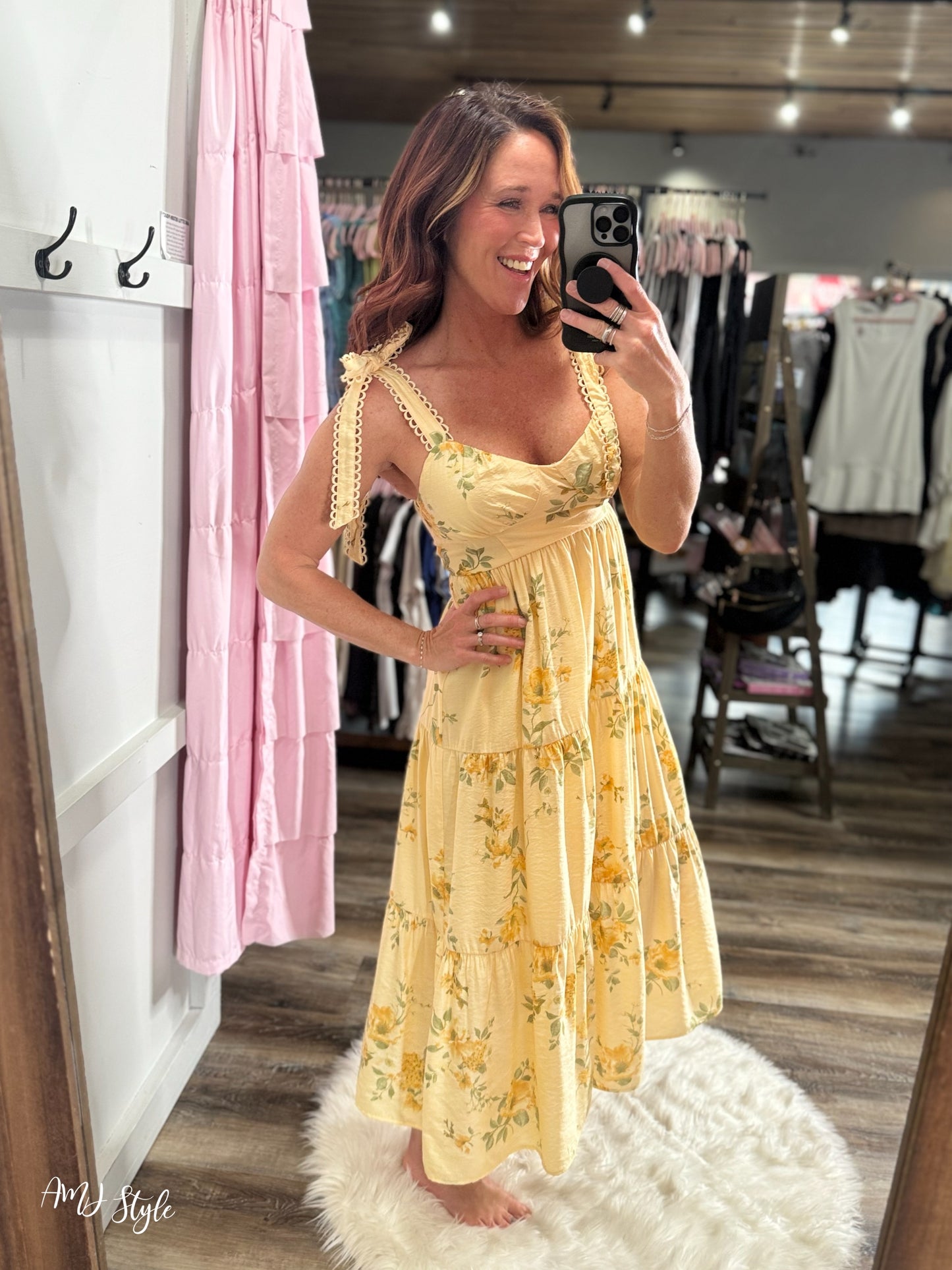 Buttercream Petal Dress