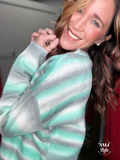 Jade Neapolitan Sweater