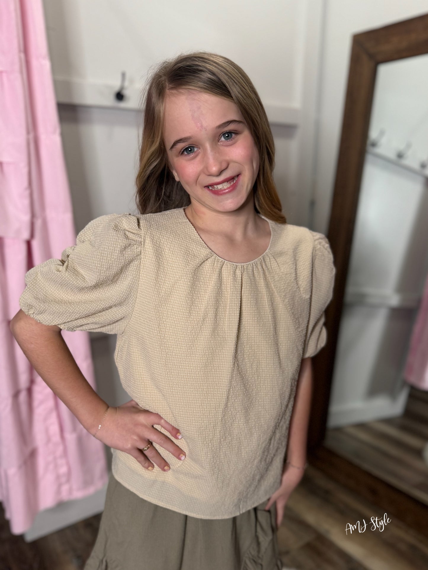 Vintage Puff Kiddo Top