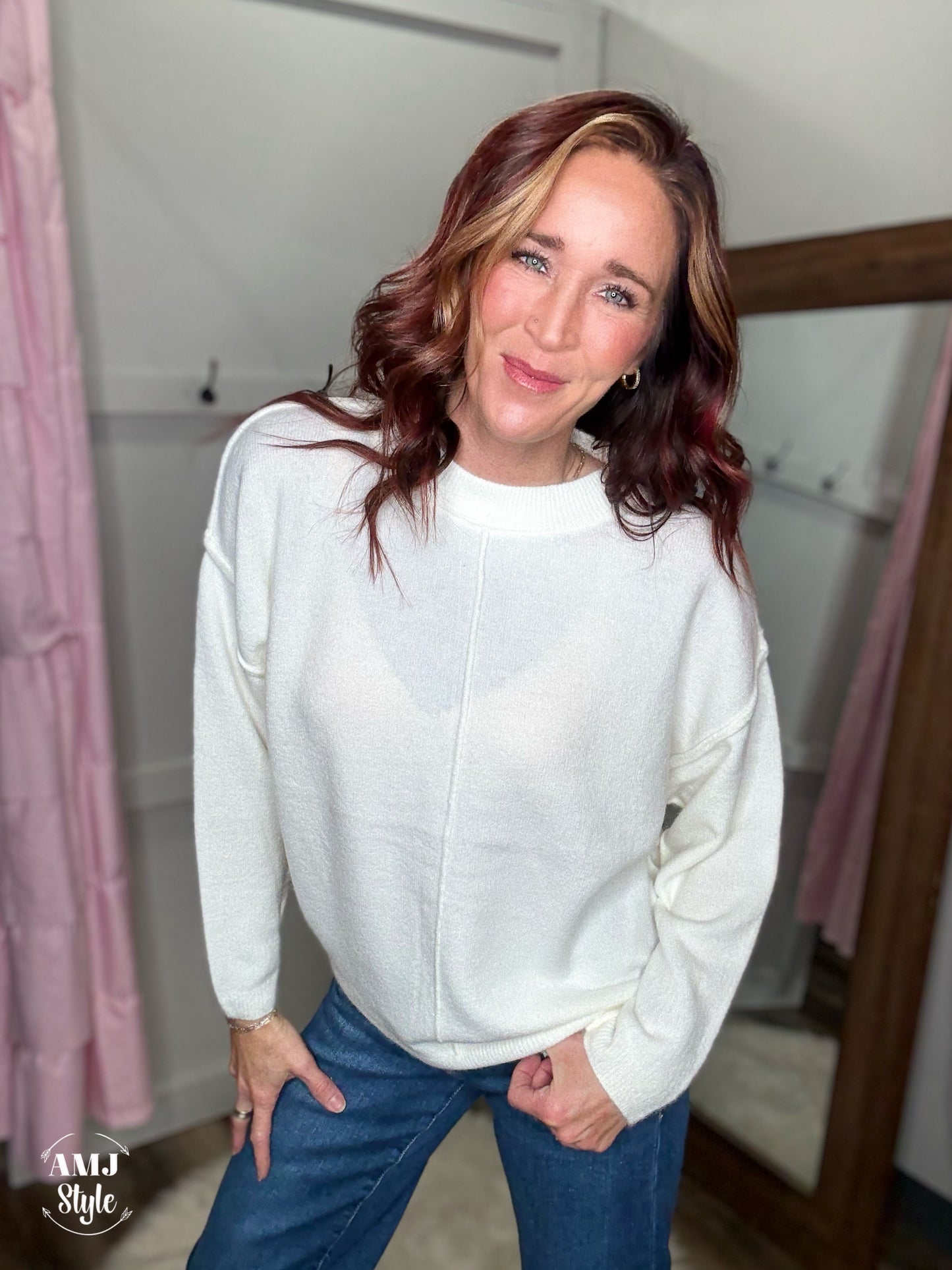 Let's Get Cozy Sweater - Ivory