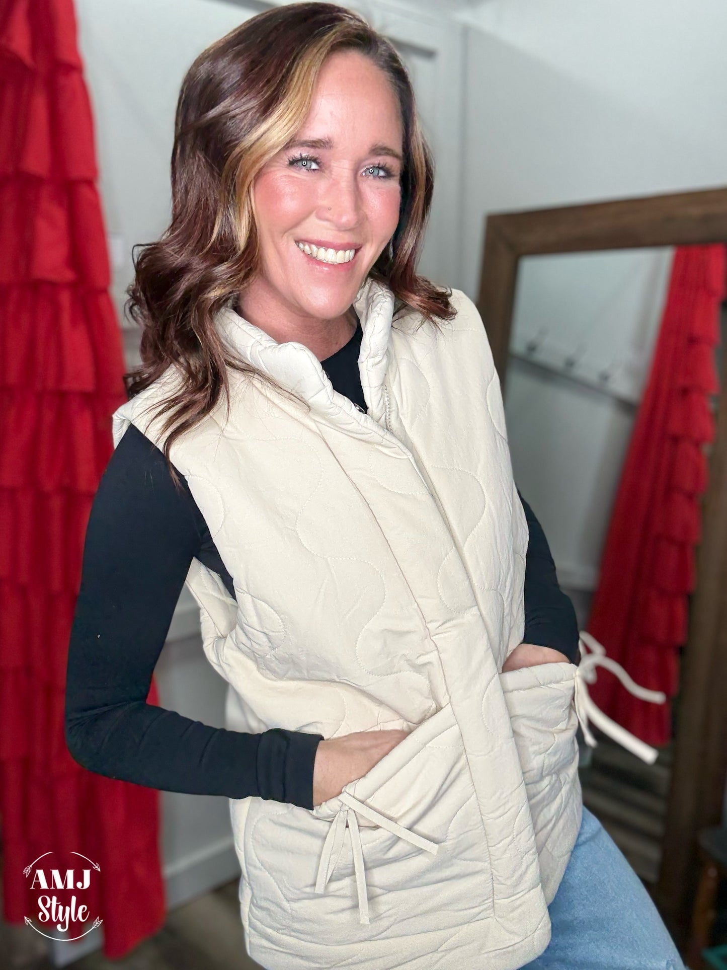Sunday Shore Quilted Vest