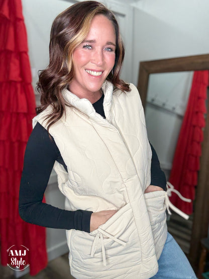 Sunday Shore Quilted Vest