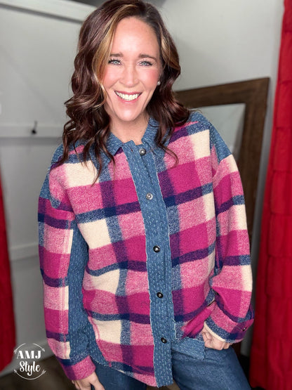 Cammie Plaid Shacket