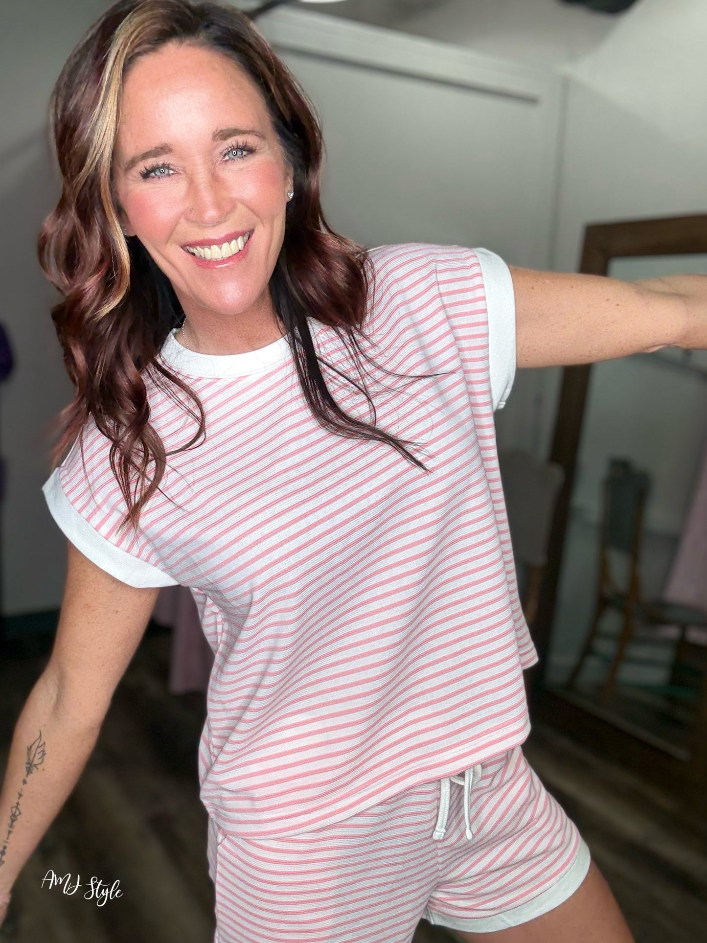 Lido Luxe Stripe Set - Pink