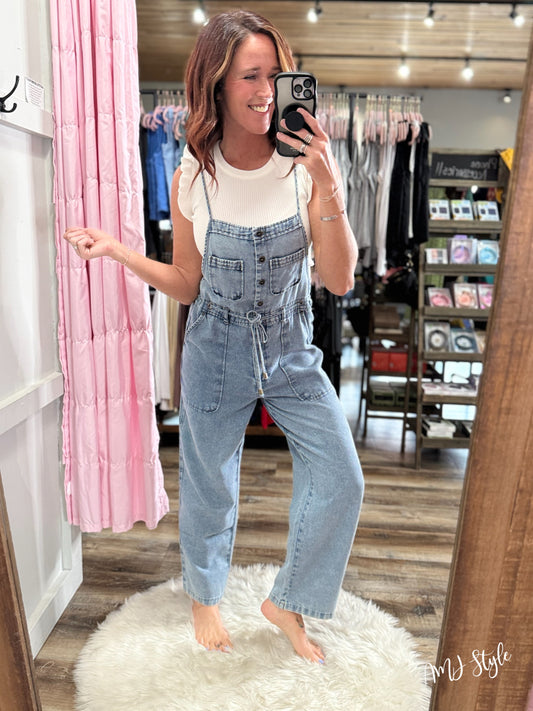 Laidback Denim Jumpsuit