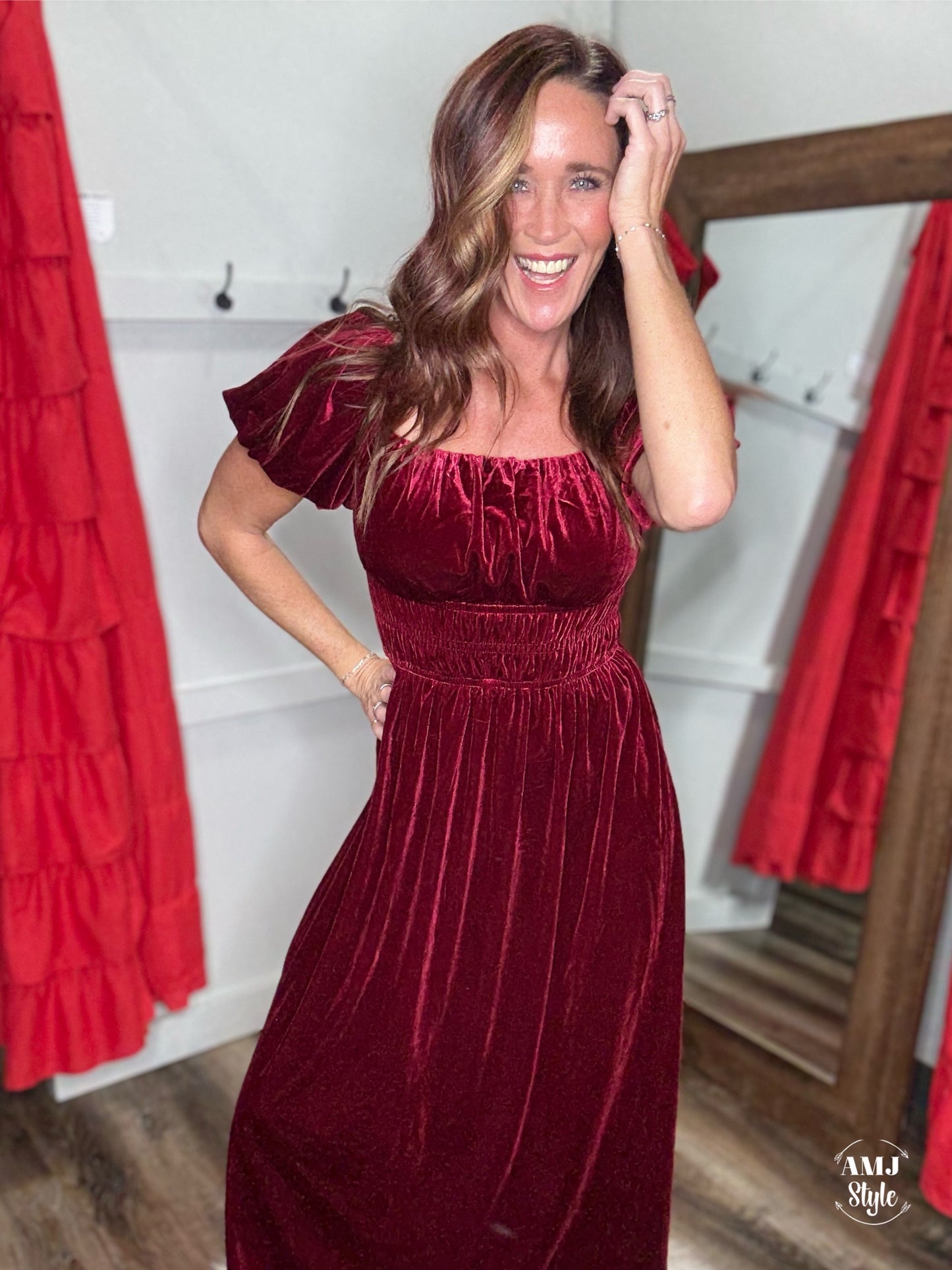 Theodora Velvet Dress