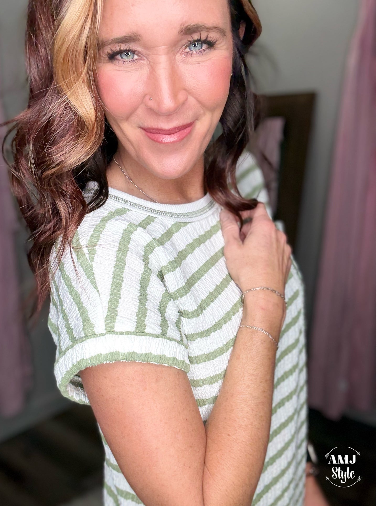 Coastal Babe T Dress - Olive