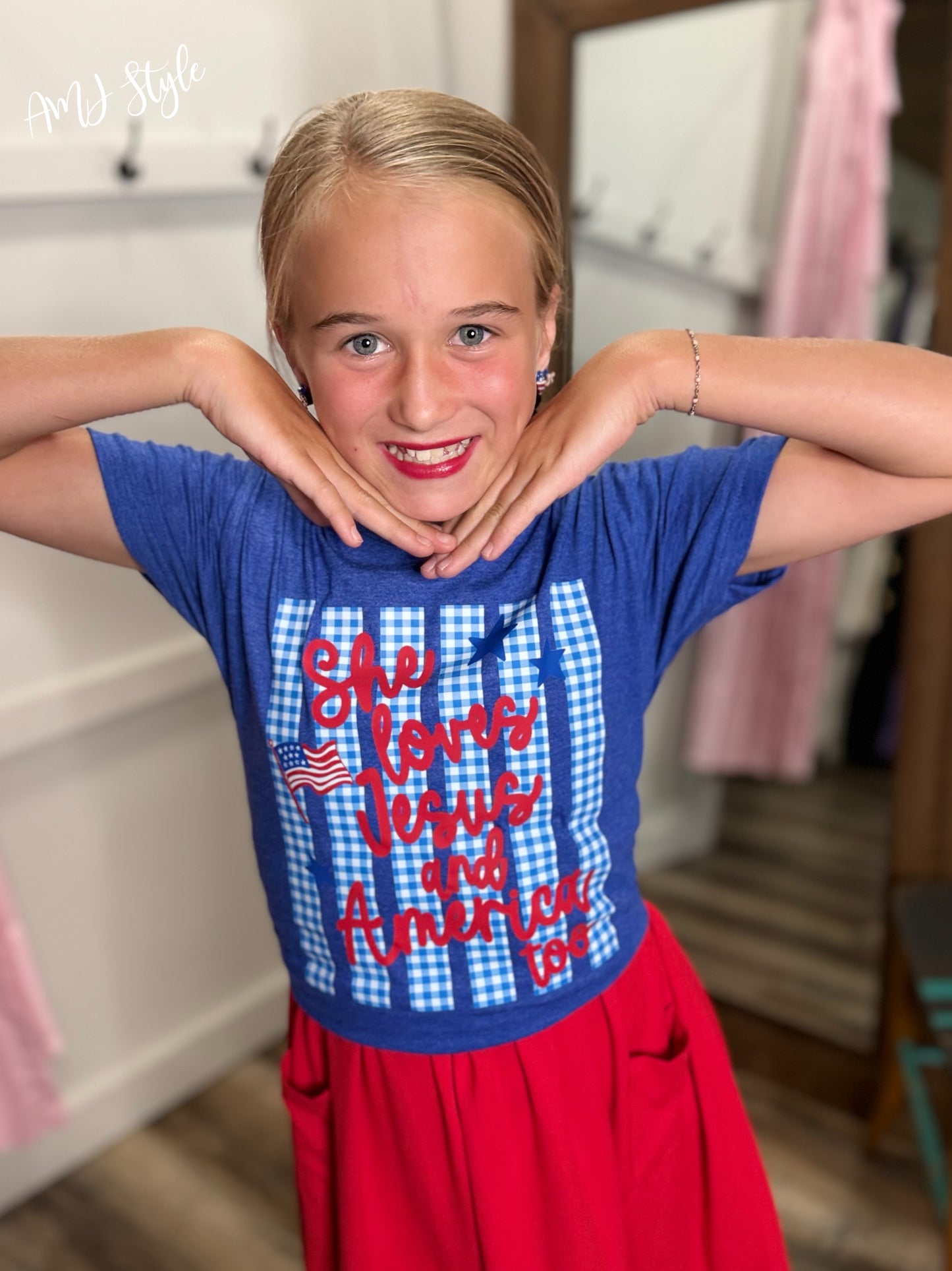 Loves Jesus Matching Adult & Mini Tee