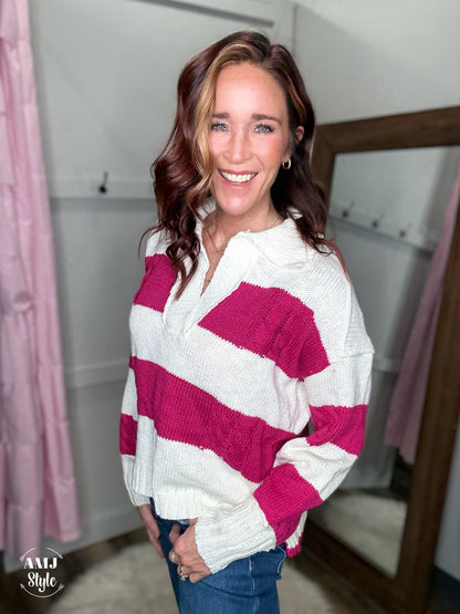 Rugby Stripe Sweater