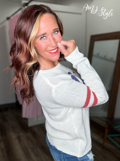 Bold USA Knit Sweater