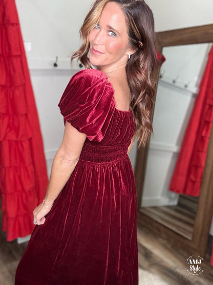 Theodora Velvet Dress