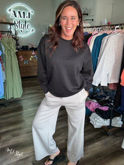 Pure Plush Drawstring Pants - Ash Mocha