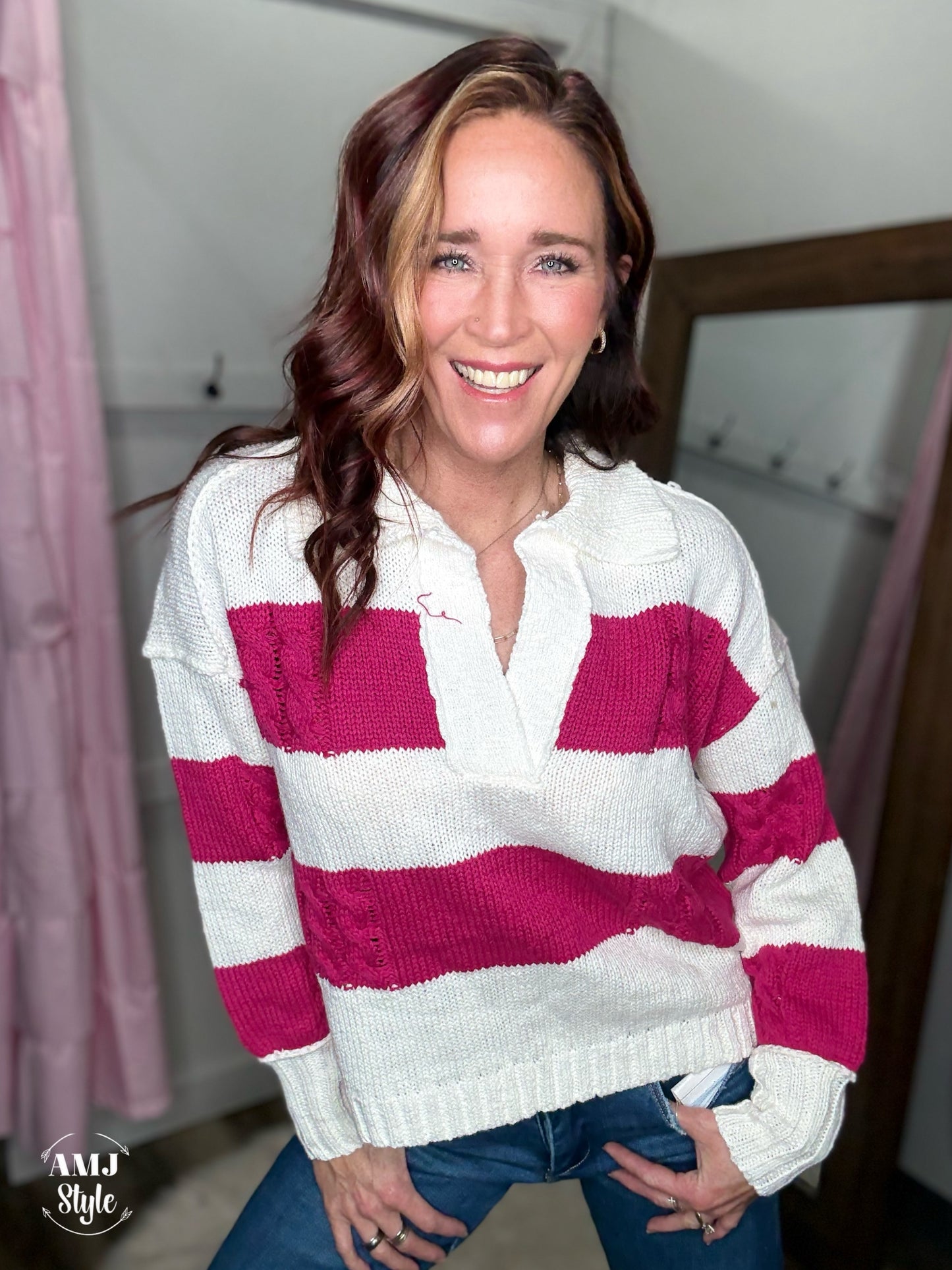 Rugby Stripe Sweater