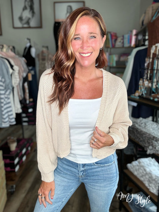 The Weekend Wrap Cardi - Ivory