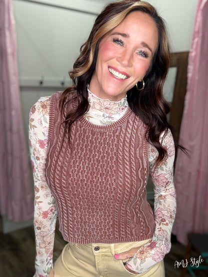 Driftwood Dream Sweater Tank