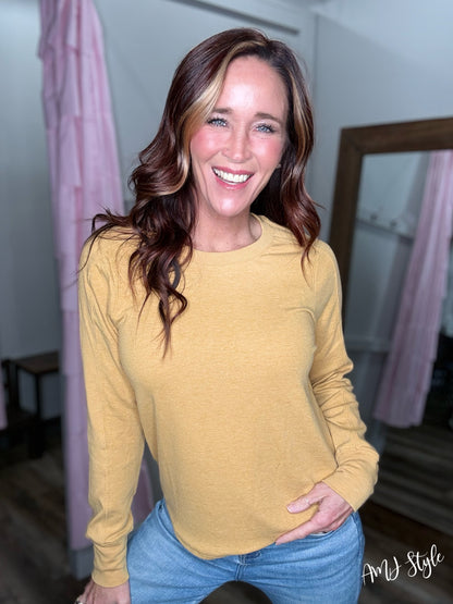Mustard Maggie Pullover