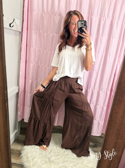 Cascading Pants - Chocolate