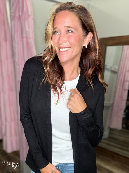 Simple Chic Cardi - Black